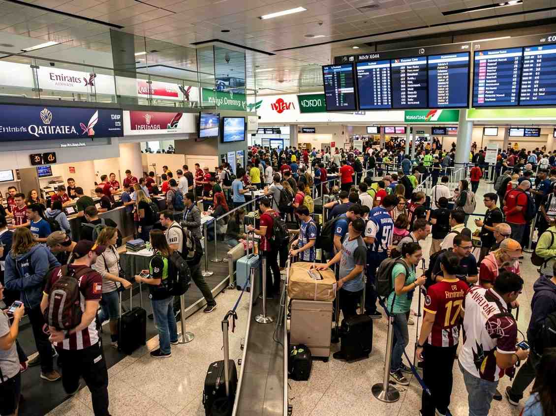 You are currently viewing USA, Mexico, Canada, Brazil, France, Germany, UK, and Australia Brace for FIFA World Cup 2026: Airlines Like Emirates, Qatar Airways, and Air Canada Struggle Amid Security Delays – Will the $30.5B Economic Boom be a Bust? – Travel And Tour World