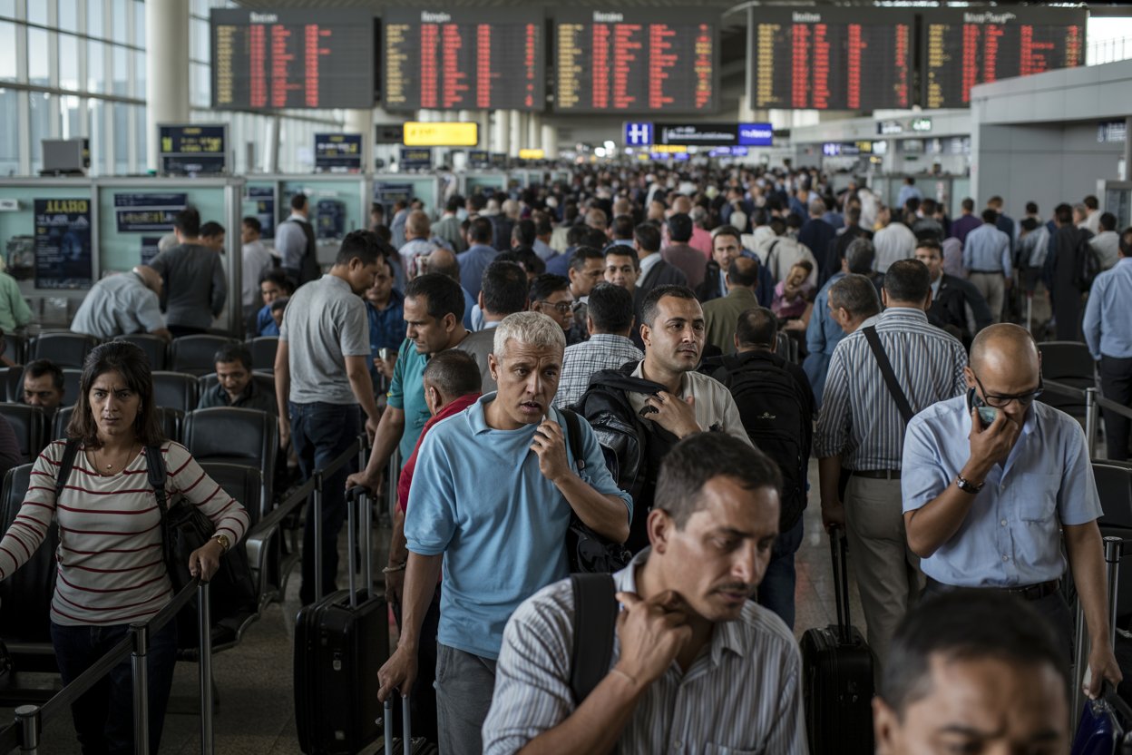 You are currently viewing Hundreds of Travelers Stranded at Los Angeles International Airport in the United States as 227 Flights Are Delayed and 31 Canceled, Disrupting Plans for Passengers Traveling on Major Carriers Including American Airlines, Delta Air Lines, and Alaska Airline – Travel And Tour World