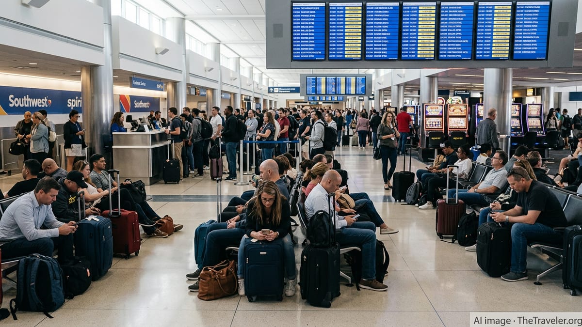 You are currently viewing Flight Delays Snarl Travel at Las Vegas Harry Reid Airport – thetraveler.org