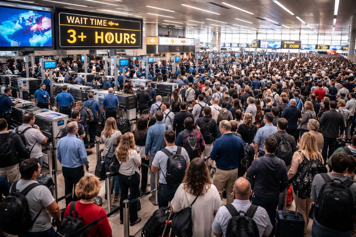 You are currently viewing Passengers Stranded, Travel Chaos Hits USA as TSA Reveals Delay Data, Over 3,000 Flights, Disrupting Airport Operation in Houston, New Orleans, Dallas, Chicago, New York City, and More – Travel And Tour World