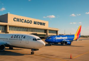 Read more about the article Chicago Midway Disruptions: Delta and Southwest Cancel 3 Flights, Log 47 Delays Across US – Nomad Lawyer