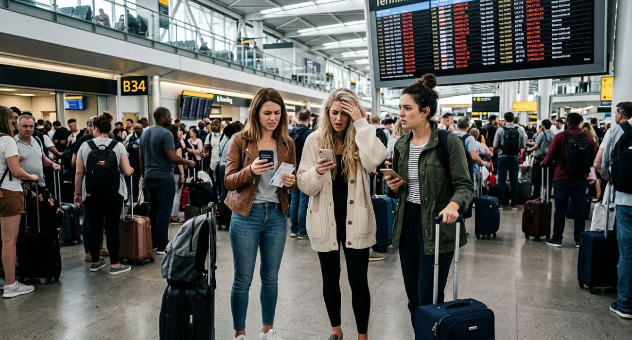 You are currently viewing Major Travel Disruptions Hit Phoenix Sky Harbor International Airport: Nearly 200 Flights Delayed and Six Canceled as American Airlines, Southwest, Delta, and United Passengers Face Extensive Delays on Key Domestic Routes Including Dallas, Chicago, L – Nomad Lawyer