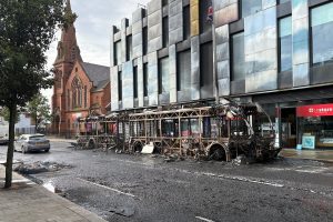 Read more about the article Is it safe to travel to Belfast? Latest police advice after violent protests hit Northern Irish capital – The Independent