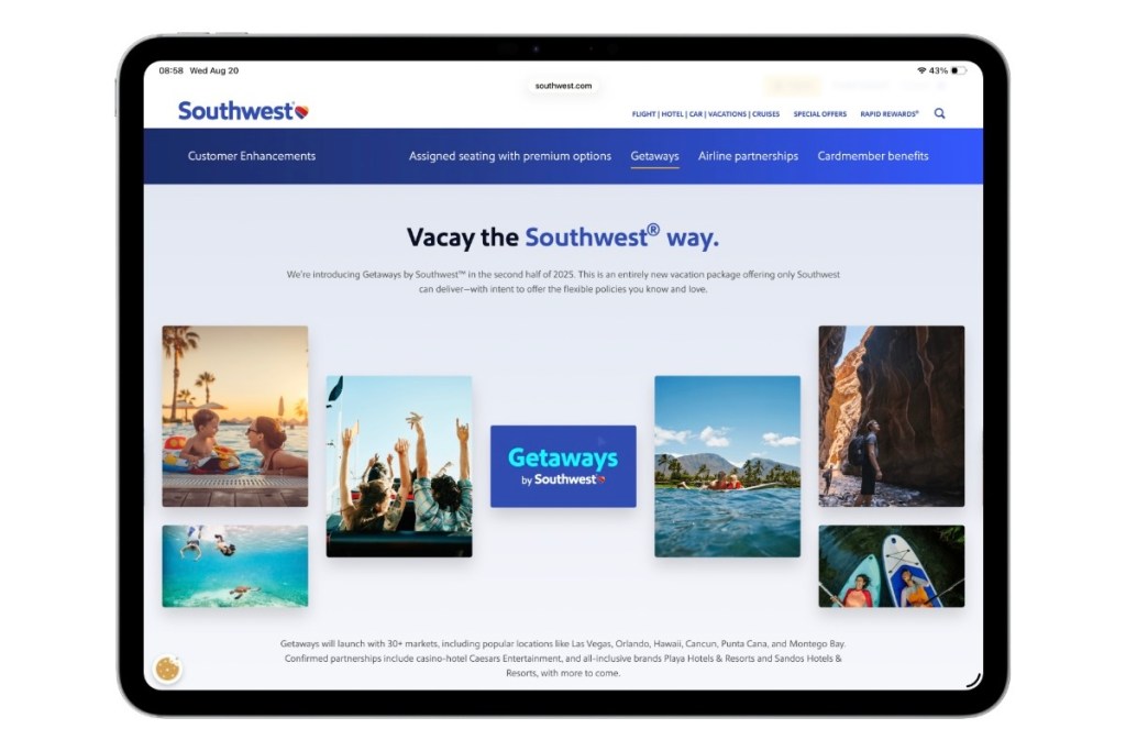 Read more about the article Southwest's Vacation Packages, Frustrated Biz Travelers and the Rate Cut Travel Companies Long For – Skift