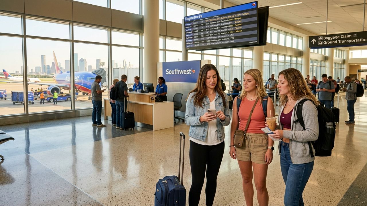 You are currently viewing Southwest Airlines Flight WN2445 From Lubbock to Dallas Diverts to Houston Hobby Airport, Prompting Precautionary Safety Measures and Schedule Disruptions for Texas Passengers: New Travel Alert – Nomad Lawyer