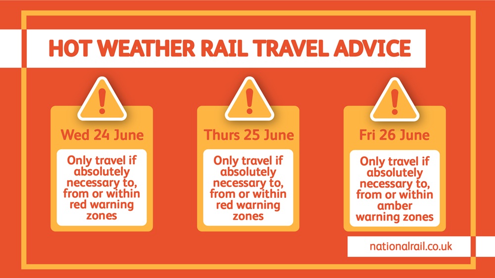 You are currently viewing Network Rail extends advice for rail passengers to only travel if absolutely necessary in weather warning areas – Rail Business Daily