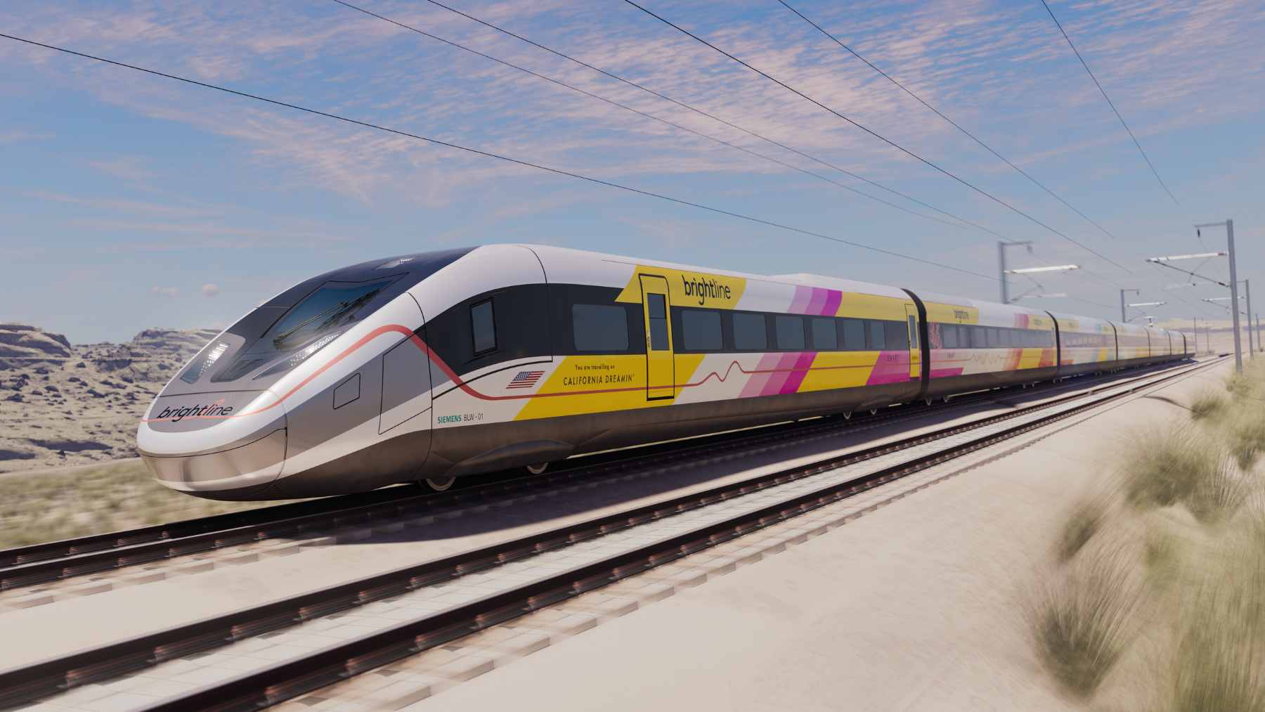 You are currently viewing America’s fastest train is being built in the desert, with an electric line meant to cut the Las Vegas trip to just over two hours – OkDiario