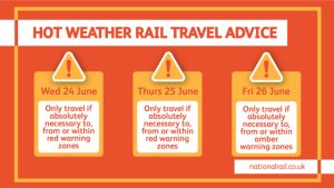 Read more about the article Southeastern extends advice to avoid non essential travel as extreme heat continues across Kent and the South East – Southeastern